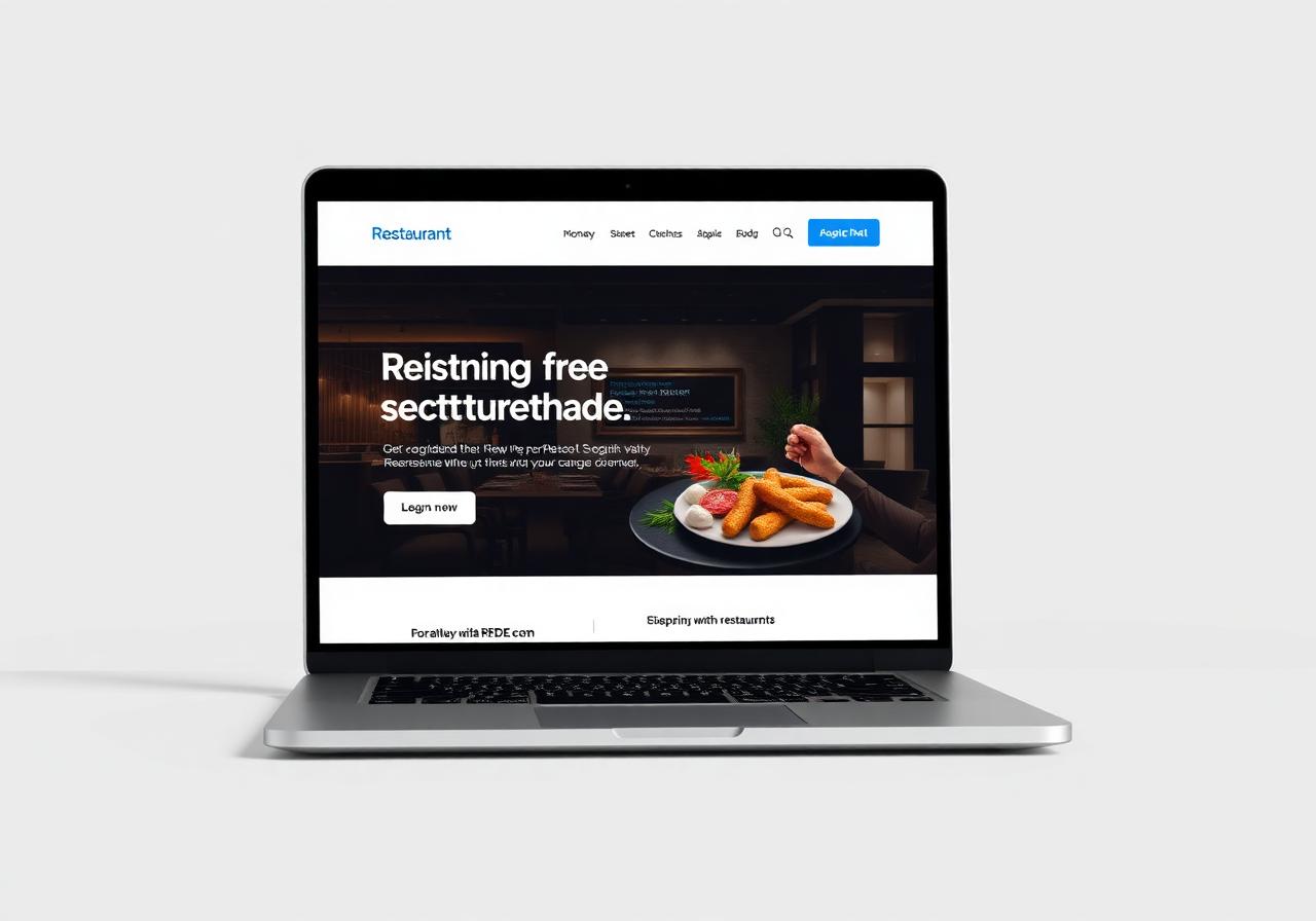 Clean website design preview